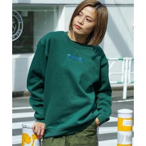 スウェット メンズ HOMETOWN CREW SWEAT/スラッシャーユニセックス10oz(オンス)ヘビーウェイトワンポイントロゴ裏起毛スウェットト｜zozo