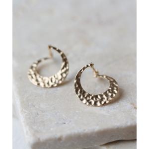 cui-cui（キュイキュイ） ピアス ゴールド スクエア スナップ フープ