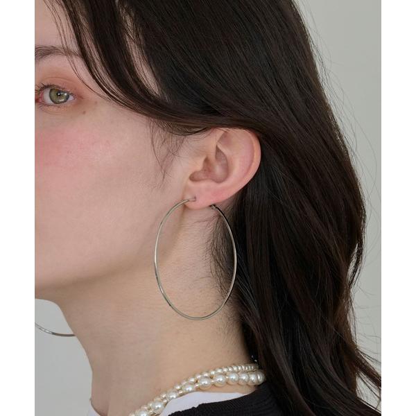 ピアス 「雑誌掲載」ビッグサークルフープピアス/大ぶり/存在感/主役級 レディース