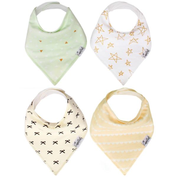 スタイ よだれかけ 「Copper Pearl/コッパーパール」バンダナビブ 4枚セット