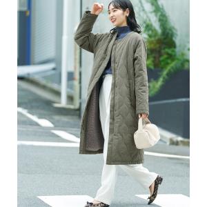 アウター キルティングノーカラーロングコート Zozotown 通販 Paypayモール