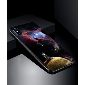 レディース モバイルケース 「iPhone X対応」薄型背面ガラスコーティングケース