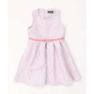 nino（ニノ） ワンピース 「100-120」フラワージャガードワンピース