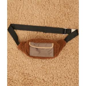 ウエストポーチ ウエストバッグ 「1159STUDIO」ボア ウエストバッグ レディース