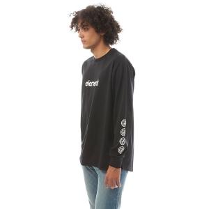 tシャツ Tシャツ ELEMENT メンズ ELEMENT FOUNDATION LS ロンT/エレメント ロンT 長袖 袖プリント メッシュ