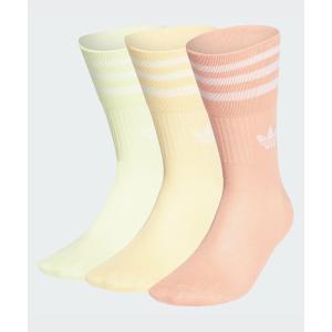 靴下 ミッドカットクルーソックス 3足組 [MID CUT CREW SOCKS 3P] アディダスオリジナルス