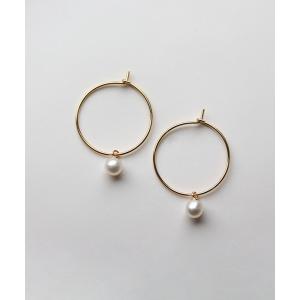 Jewel closet by L&Co. ピアス K10 2連風 フープピアス レディース