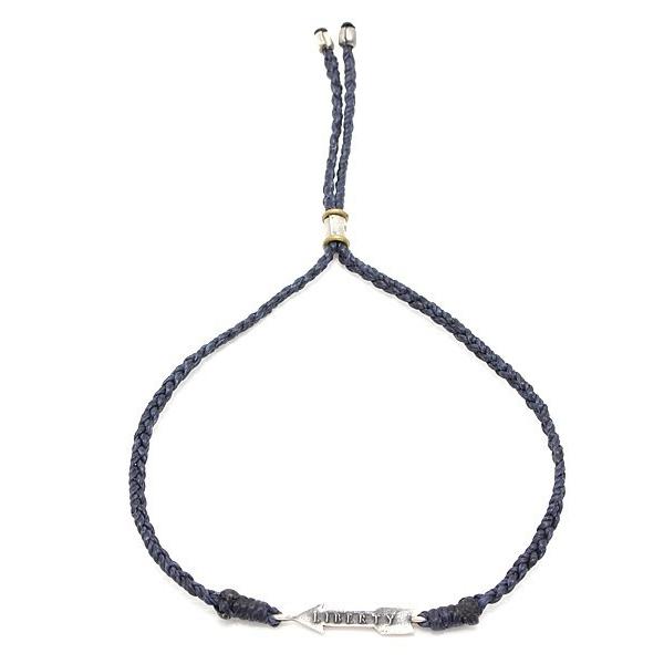 ブレスレット Braid Waxed Cord Bracelet -Arrow-(コード ブレスレッ...