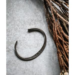 amp japan バングル Stamped ＆ Twisted Bangle -Thin- シルバー