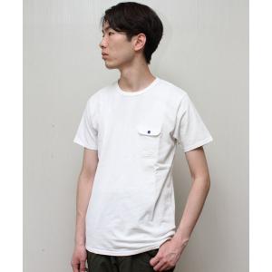 tシャツ Tシャツ EEL / イール 別注 陶器ボタンのポケＴ　ポケットTシャツ｜zozo