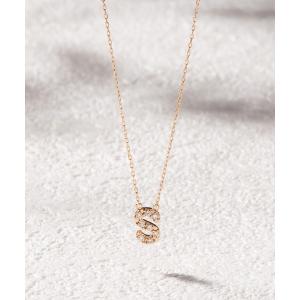 BLOOM（ブルーム） ネックレス K18 イエローゴールド イニシャル