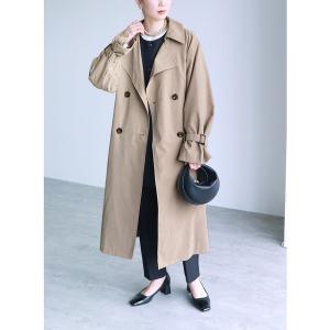 コート トレンチコート キャンディ袖ビッグトレンチコート