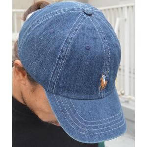 帽子 キャップ POLO Ralph Lauren/ポロラルフローレン Classis Denim Cap ベースボールキャプ｜zozo