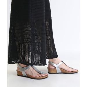 サンダル ASHLEY/アシュレイ ビルコフロー メタリックシルバー （WOMEN) レディース