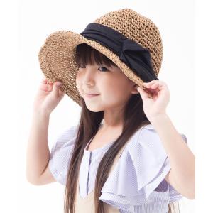 帽子 ハット キッズ イロドリ キッズ IROAKU AKURI KIDS ストロー ハット｜zozo