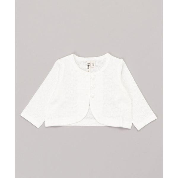 ノーカラージャケット アウター 「70-80」BABYボレロ キッズ 子供服 女の子