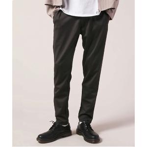 パンツ ポンチ素材ストレッチスキニーイージーパンツ メンズ