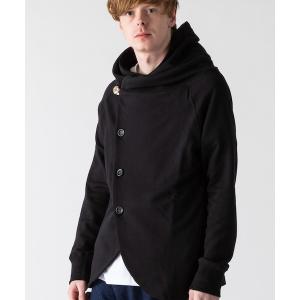 カーディガン rehacer : Slack Hooded Cardigan / スラック フーデッド カーディガン メンズ レディース