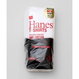 tシャツ 「Hanes/ヘインズ」メンズ ジャパンフィット「2枚組」クルーネックTシャツ 5.3oz メンズ