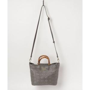 トートバッグ バッグ フレンチファブリック　SAFECO　バンブーハンドル2wayトートバッグ