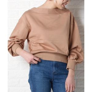 スウェット ドライ裏毛抜け衿プルオーバーカットソー