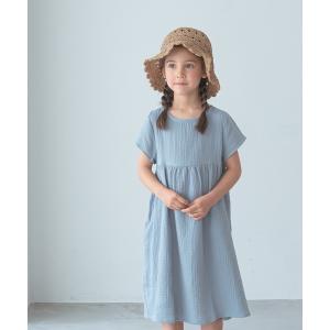 ワンピース 「ママとおそろい」ダブルガーゼフレンチスリーブワンピース キッズ 子供服 女の子