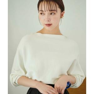 ニット レディース シルキータッチボートネックドルマンニット｜ZOZOTOWN Yahoo!店