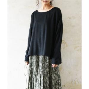 tシャツ Tシャツ ドロップショルダーゆったりワイドプルオーバー