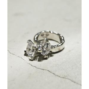 a*i様 e.m. ジルコニア2粒ゆれリング SILVER925 e.m. 指輪 リング ジルコニア2粒ゆれピンキーリング レディース