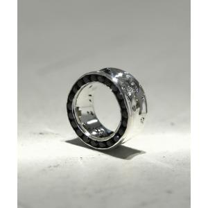 e.m.（イーエム） 指輪 リング SILVER925ジルコニア埋め込みリング