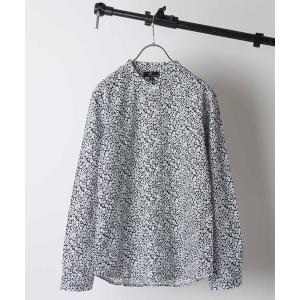 シャツ ブラウス ブロードバンドカラー長袖シャツ