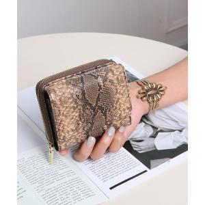 財布 　クロコ風型押しミニウォレット