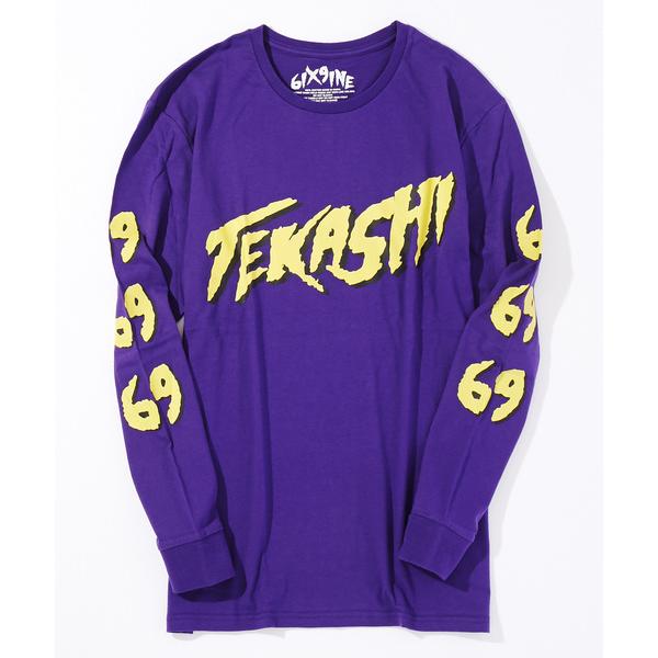 tシャツ ∀∀∀ トリプルエー / 6ix9ine シックスナイン / 6ix9ine 長袖プリント...