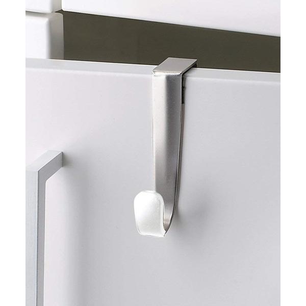 収納 umbra/スックヌック キャブシングルフック ドアフック タオル掛け ホワイト×ニッケル