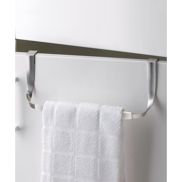 収納 umbra/スックヌックキャブタオルバー ホワイト×ニッケル
