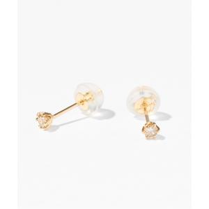 コンアフェット　PT900ダイヤモンド1粒ピアス コンアフェット PT900ダイヤモンド1粒ピアス