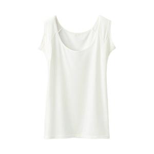 ひんやり冷感！汗取り付クールハーフフレンチ