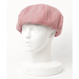 帽子 ヒッコリーデニムベレー帽
