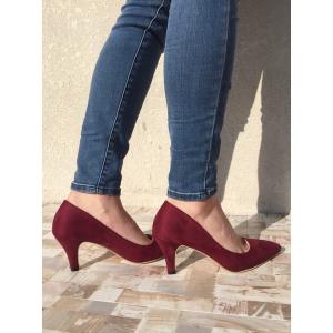 パンプス 「7cmヒール」デイリーポインテッドパンプス