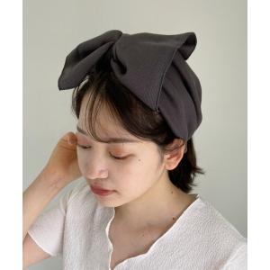 ヘアバンド ビック リボン ターバン