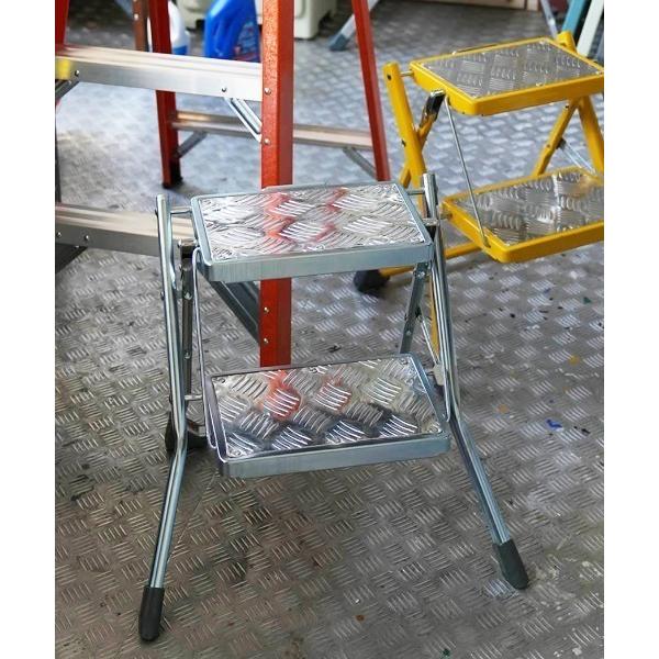 家具 FOLDING 2-STEPS GALVANIZED /折りたたみ 踏み台
