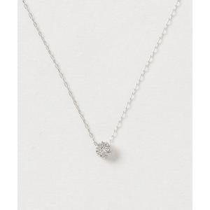 con affetto ネックレス Pt900/850ダイヤデザインネックレス