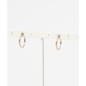 anq.（アンク） ピアス 「anq.」K10 ペアシェイプ ダイヤモンドパヴェ