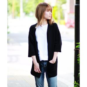 カーディガン WEB限定　接触冷感 5分袖 サマーニットカーディガン