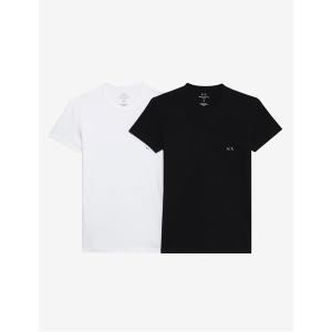 tシャツ 「A|Xアルマーニ エクスチェンジ」2PACK クールネック半袖Ｔシャツ メンズ