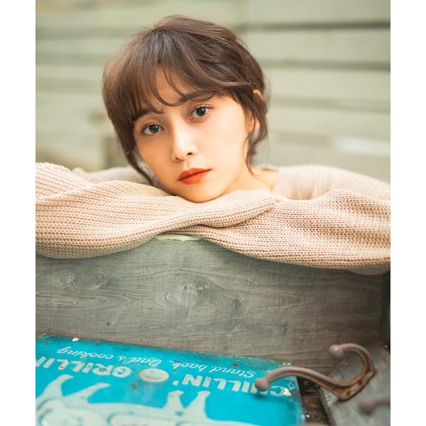 ウィッグ エクステ 「前髪ウィッグ」総手植え前髪ウィッグワンカールバング レディース メンズ