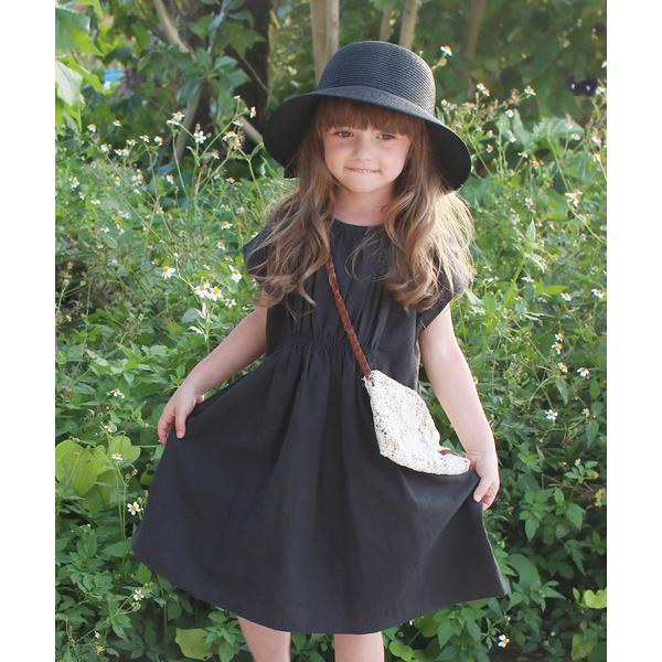 ワンピース イラーリ リネン ワンピース ポケット付き キッズ 子供服 女の子