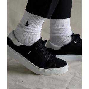 靴下 POLO RALPH LAUREN レディース ワンポイント リブソックス 3207-120