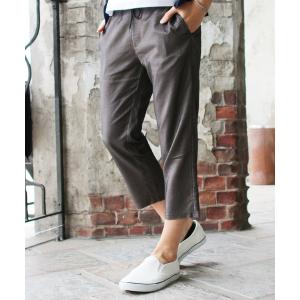 パンツ 接触冷感ストレッチクロップドパンツ イージーパンツ