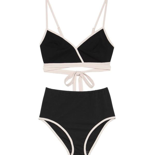 ブラジャー ショーツセット ラップリボンブラレット ブラショーツセット